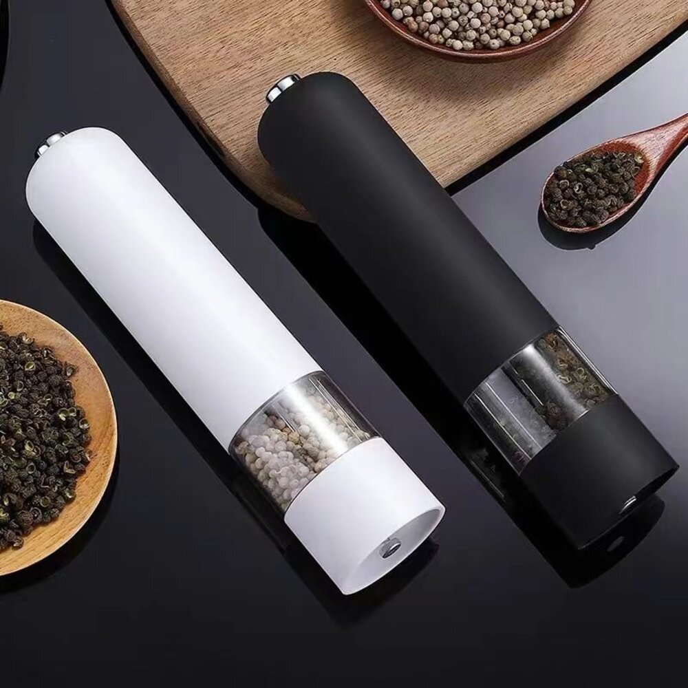 電動黑胡椒研磨器 玫瑰鹽研磨罐花椒磨碎機 香料研磨機 送禮-圖片-1