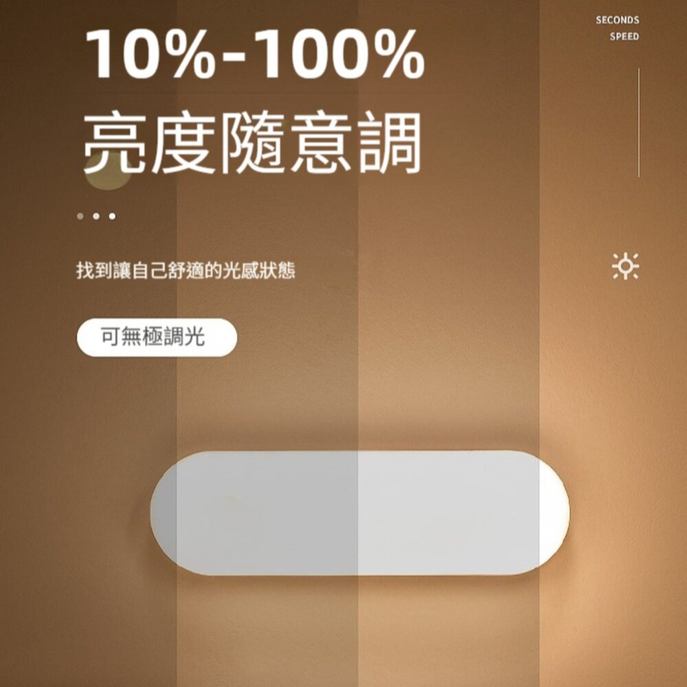 LED鏡前燈 充電式化妝燈 化妝台補光燈 浴室鏡前燈 送禮-圖片-7