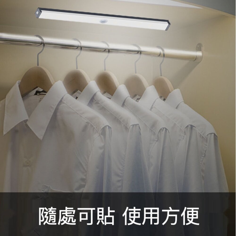 LED感應小夜燈 自動感應 免佈線 充電 衣櫃燈 走廊燈 LED感應燈 送禮-圖片-3