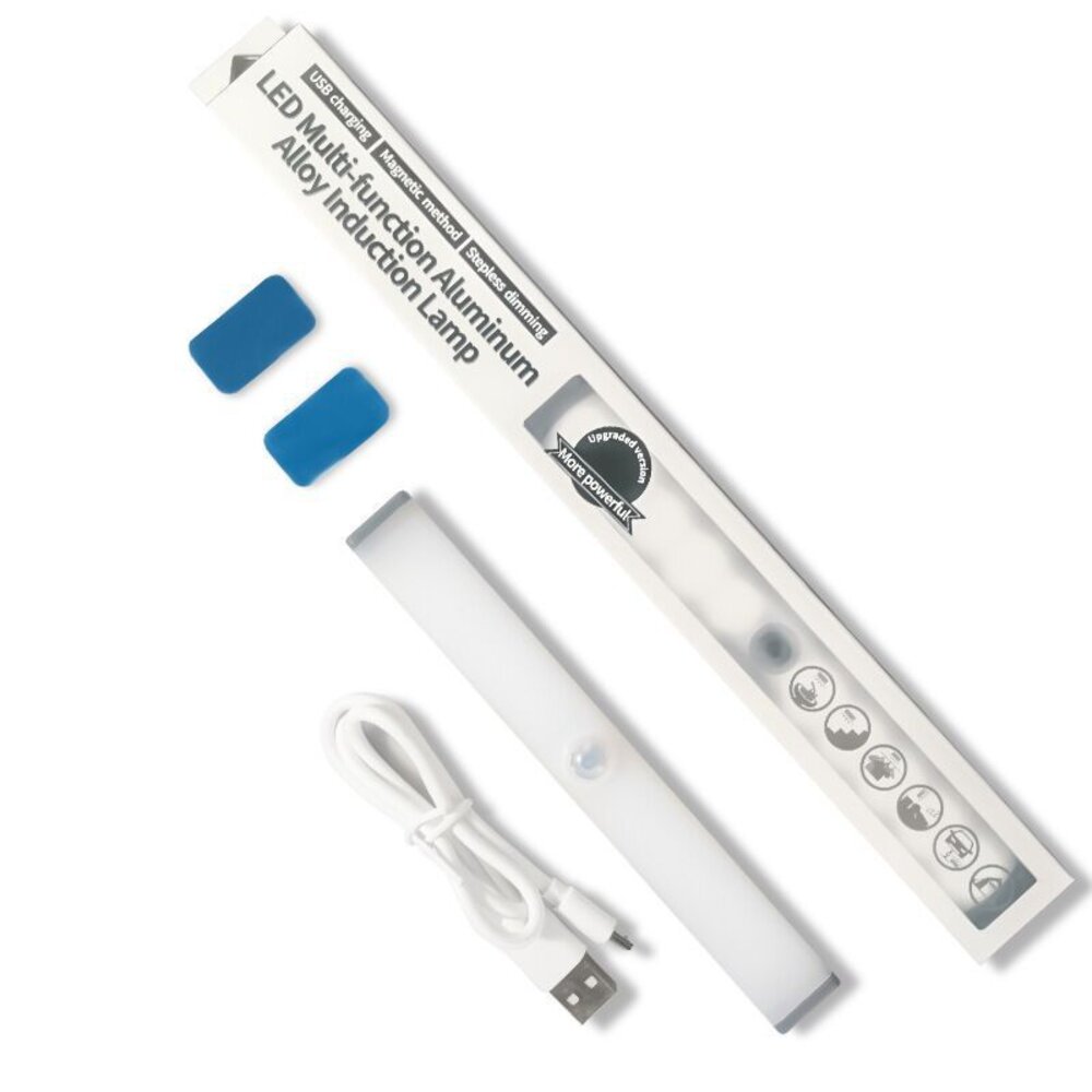 LED感應小夜燈 自動感應 免佈線 充電 衣櫃燈 走廊燈 LED感應燈 送禮-圖片-6