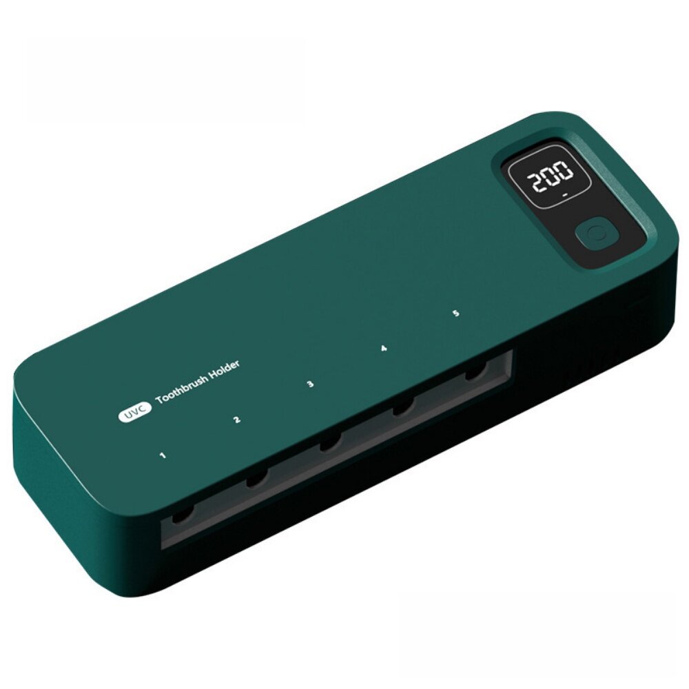 紫外線牙刷消毒架 牙刷收納架 牙刷架 牙刷烘乾 殺菌 置物架 USB充電 免鑽牆 送禮-圖片-11