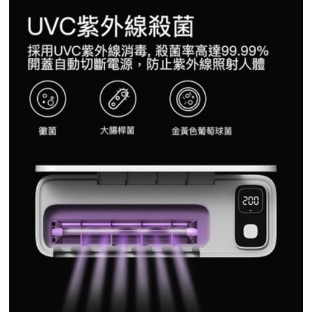 紫外線牙刷消毒架 牙刷收納架 牙刷架 牙刷烘乾 殺菌 置物架 USB充電 免鑽牆 送禮-圖片-4