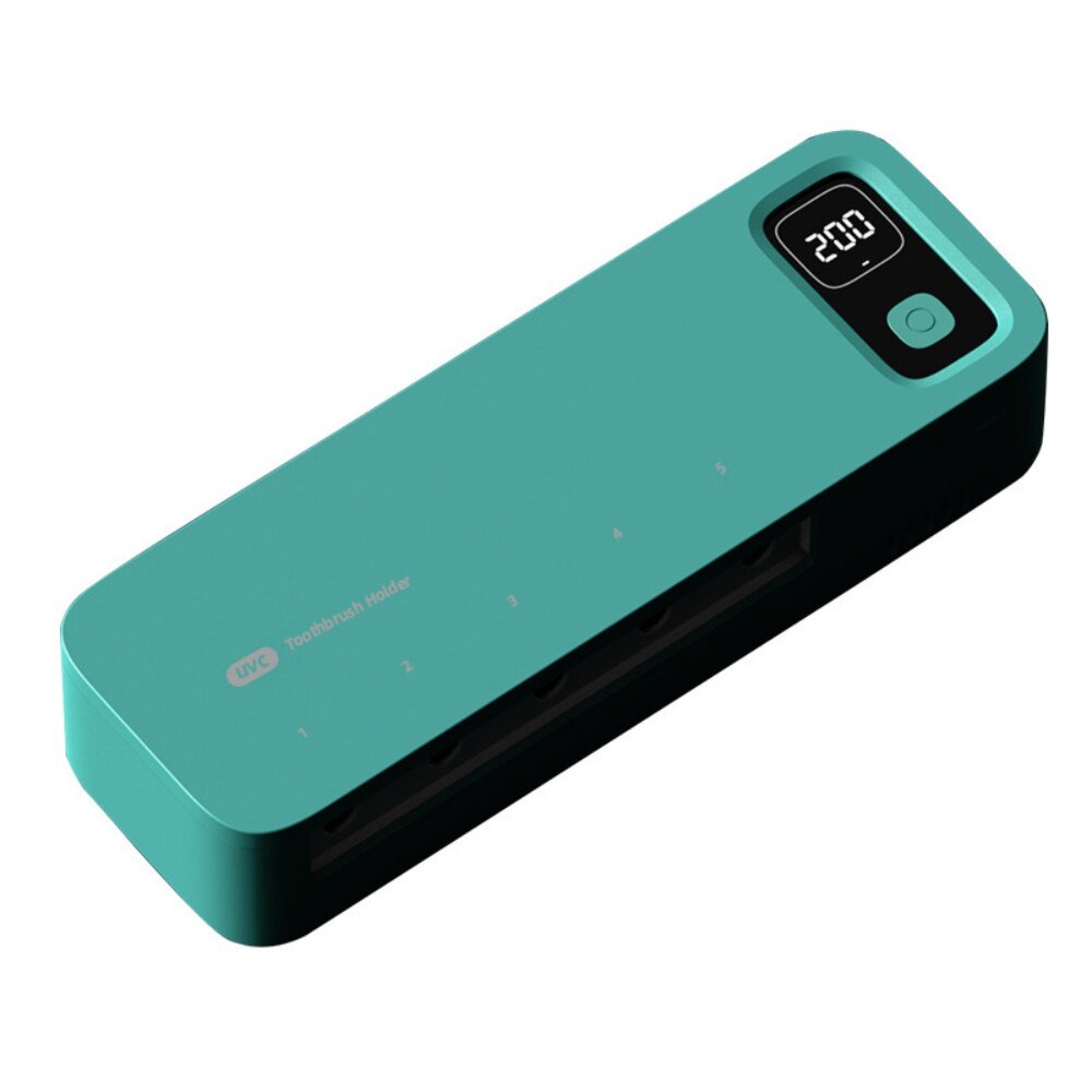 紫外線牙刷消毒架 牙刷收納架 牙刷架 牙刷烘乾 殺菌 置物架 USB充電 免鑽牆 送禮-圖片-10