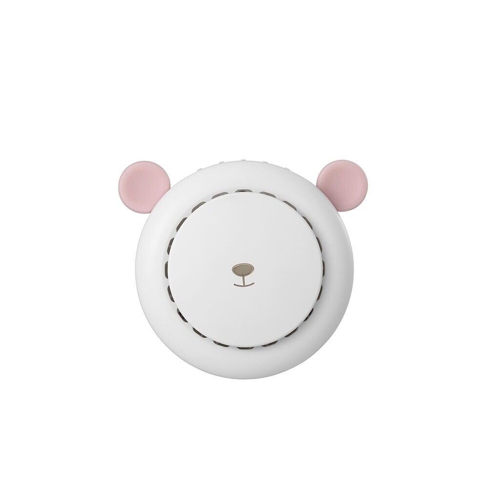 超可愛掛脖風扇 萌熊 麋鹿 迷你風扇 靜音風扇 無葉風扇 USB充電 送禮-圖片-1