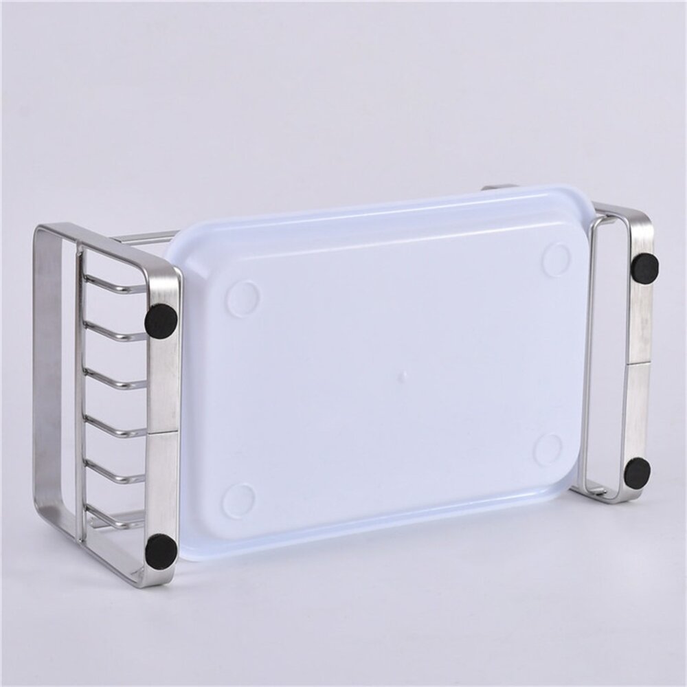 304不鏽鋼瀝水架 海綿菜瓜布瀝水架 抹布菜瓜布收納架 廚房瀝水架 送禮-圖片-10