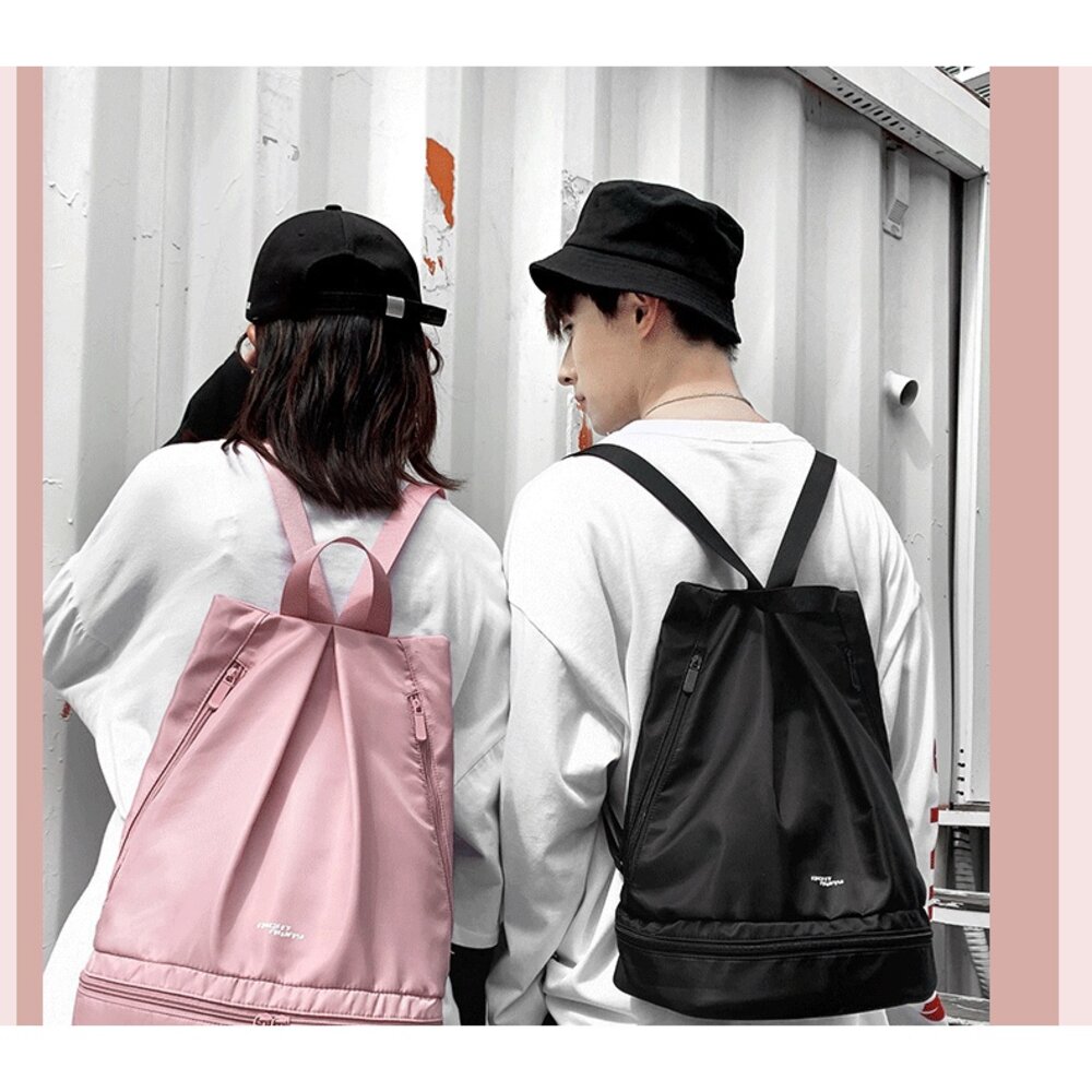 乾濕分離健身包 運動隨身包 健身收納包 乾溼分離 防潑水 送禮-圖片-5