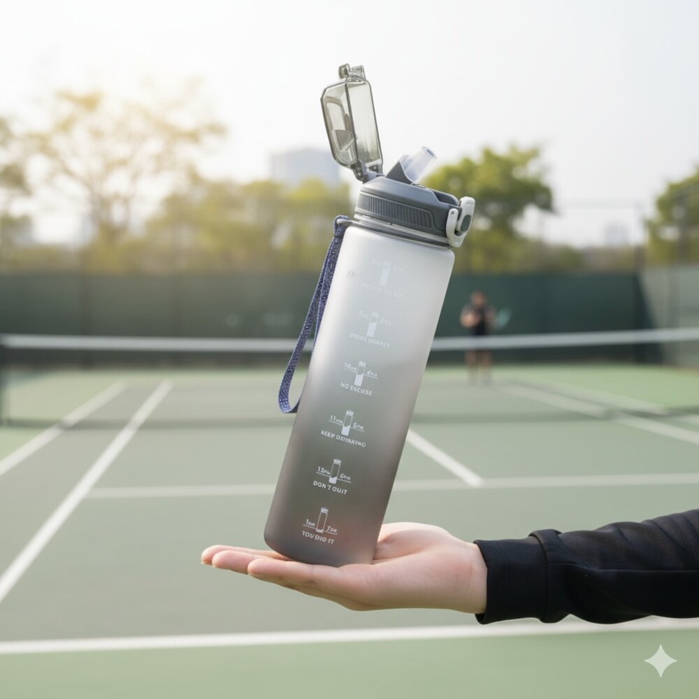 大容量運動水壺 隨身冷水壺 隨身瓶 1000ml 1000cc 運動隨身瓶 密封防漏 送禮-圖片-11