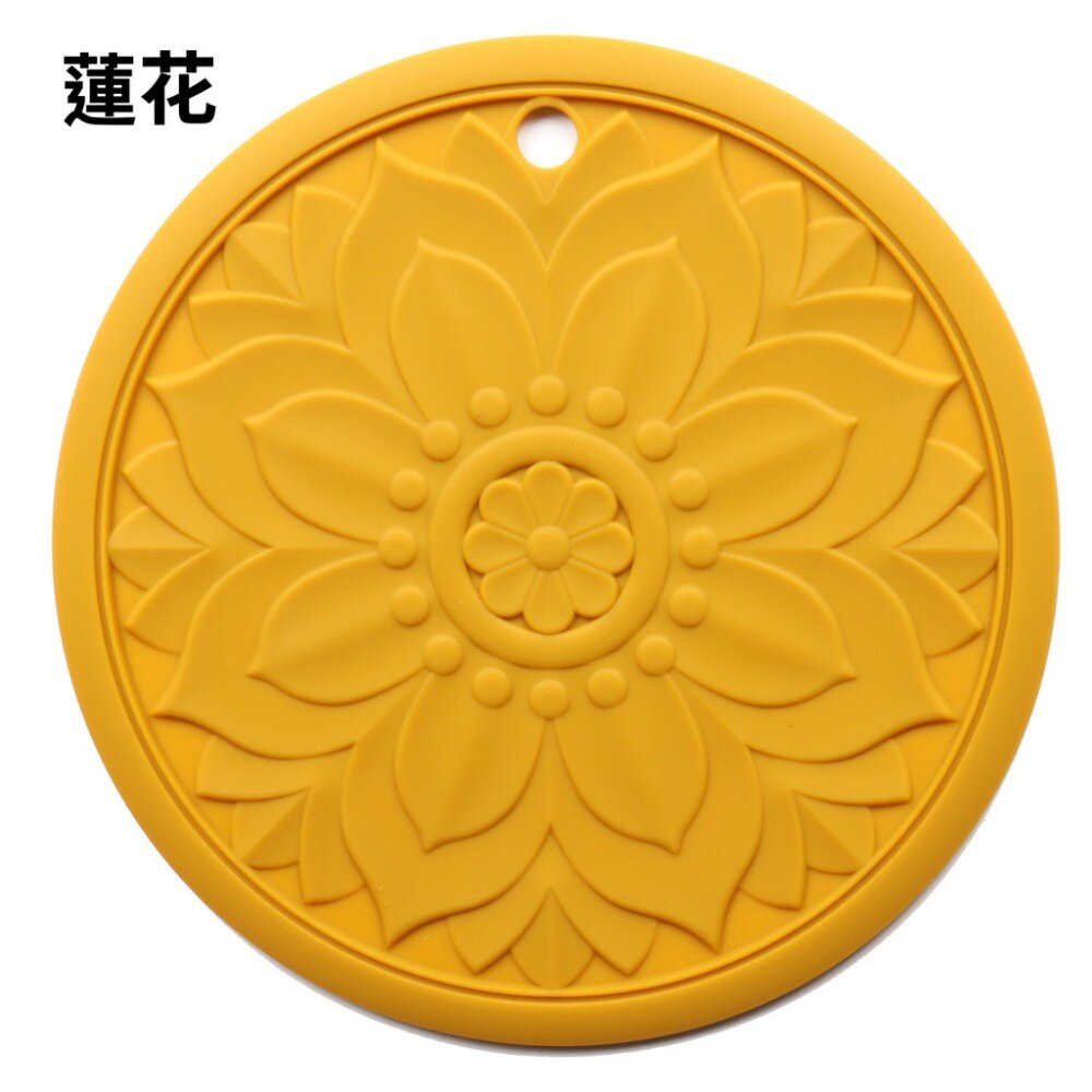 鏤空花卉造型隔熱墊 精美鏤空隔熱墊 古典花卉隔熱墊 矽膠隔熱墊 耐高溫防燙碗墊 送禮-圖片-11