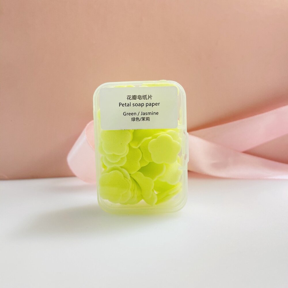 花瓣造型香皂片 攜帶式香皂片 隨身旅行香皂片 迷你肥皂片 肥皂 香皂 香味香皂 送禮-圖片-2