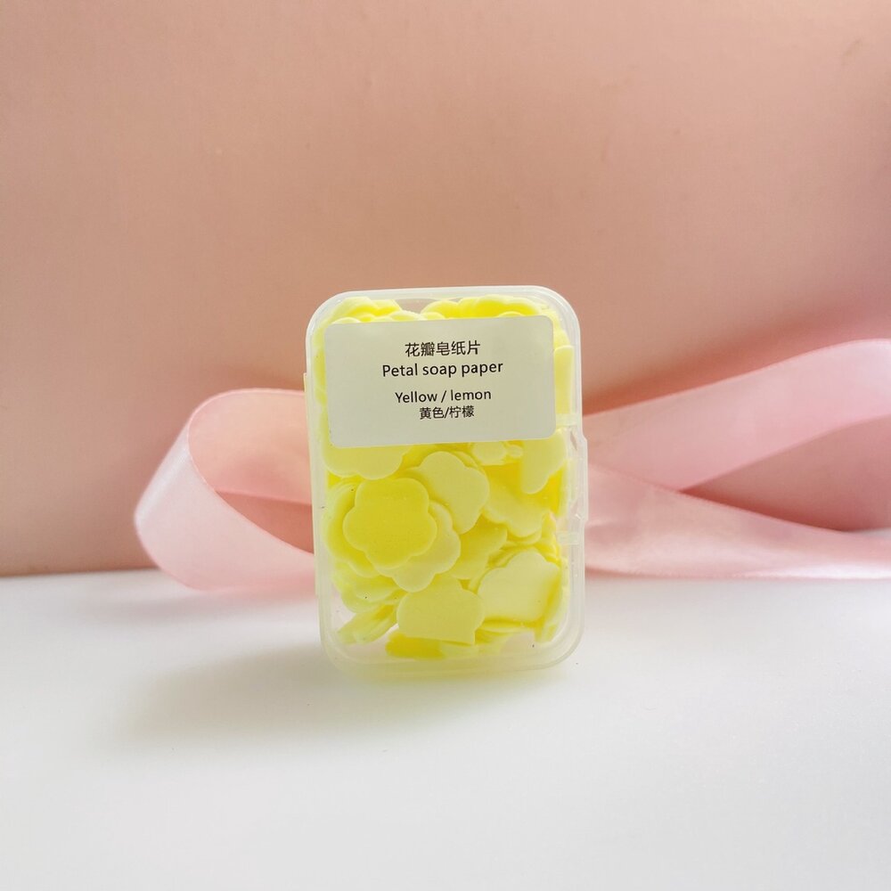 花瓣造型香皂片 攜帶式香皂片 隨身旅行香皂片 迷你肥皂片 肥皂 香皂 香味香皂 送禮-圖片-5