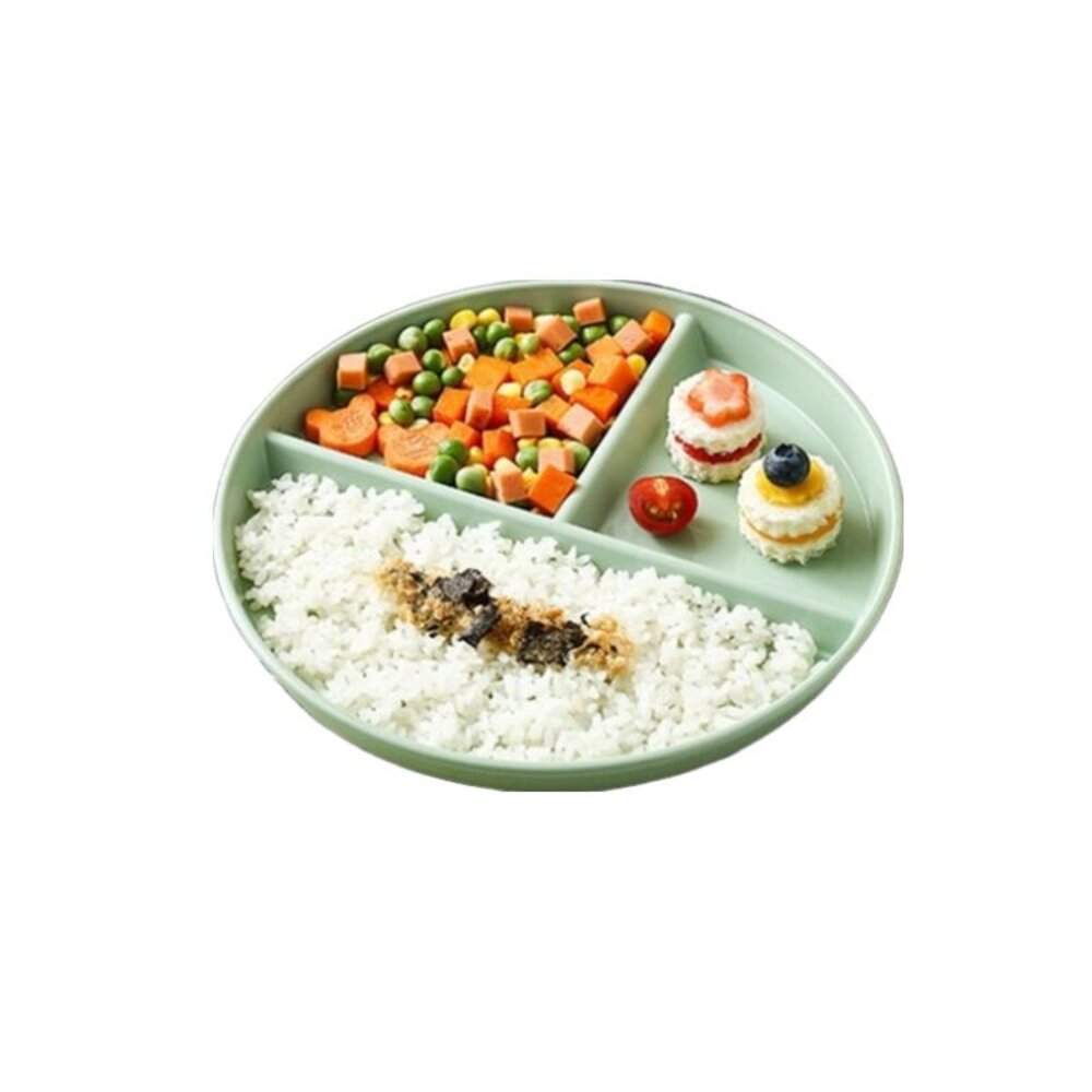 211分格餐盤 微低碳 平衡餐盤 健康餐盤 減脂餐盤 早餐盤 餐具 三格餐盤 盤子 送禮-圖片-1