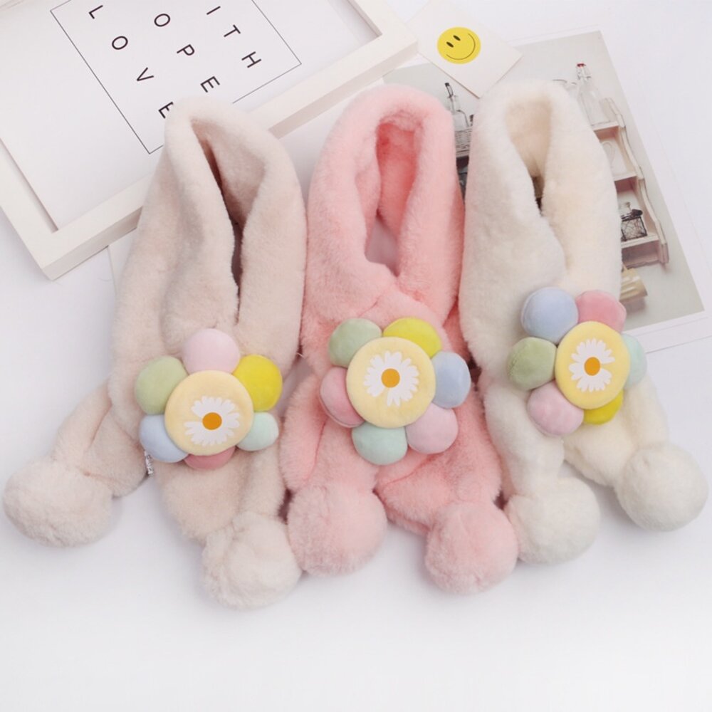 兒童3D造型保暖圍巾 秋冬加厚保暖圍巾 嬰幼兒圍巾 圍巾 圍脖 出清 送禮-圖片-3