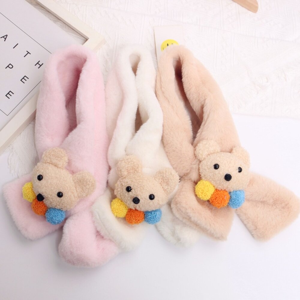 兒童3D造型保暖圍巾 秋冬加厚保暖圍巾 嬰幼兒圍巾 圍巾 圍脖 出清 送禮-圖片-5