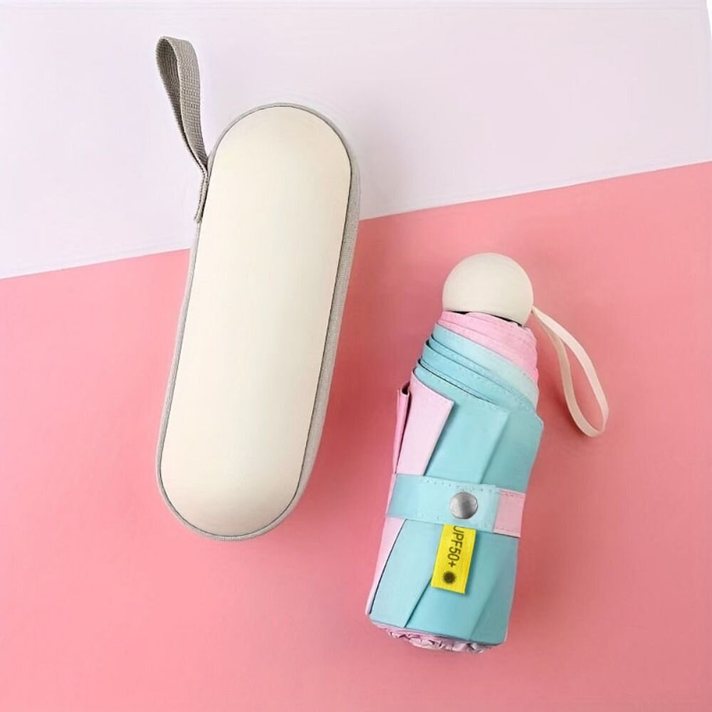 韓劇同款漸層UV晴雨傘 漸層傘 海岸村恰恰恰 UV防曬傘 遮陽傘 折疊傘 晴雨兩用傘 送禮-圖片-3