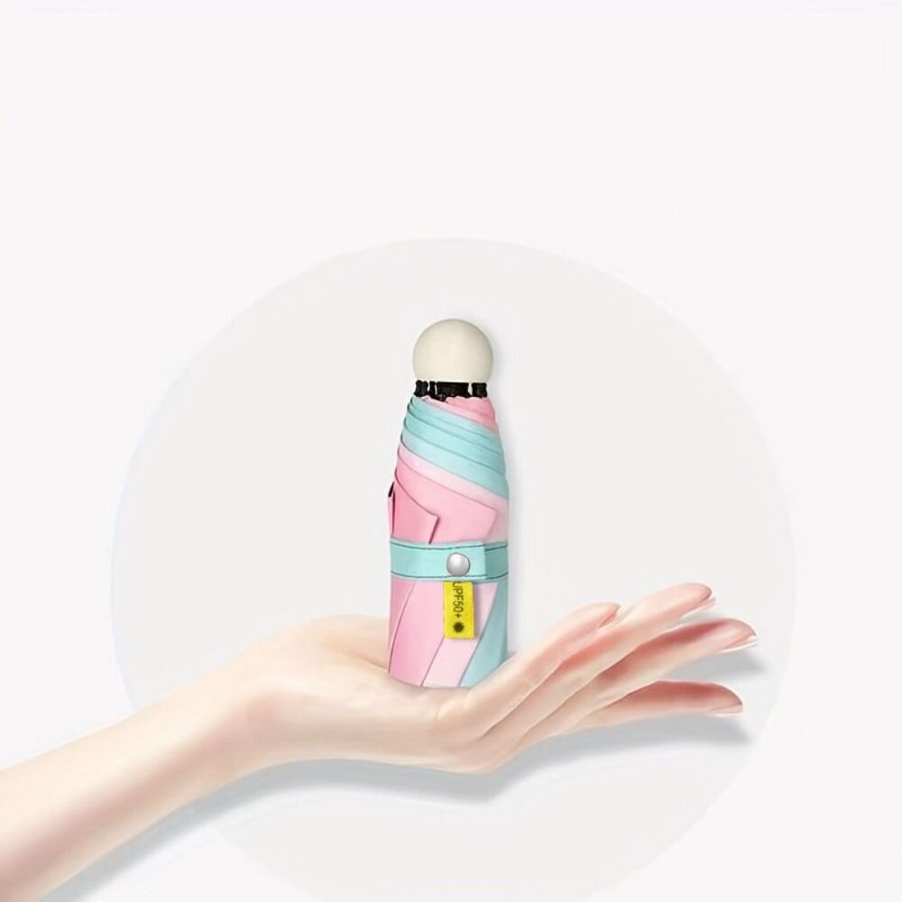 韓劇同款漸層UV晴雨傘 漸層傘 海岸村恰恰恰 UV防曬傘 遮陽傘 折疊傘 晴雨兩用傘 送禮-圖片-7