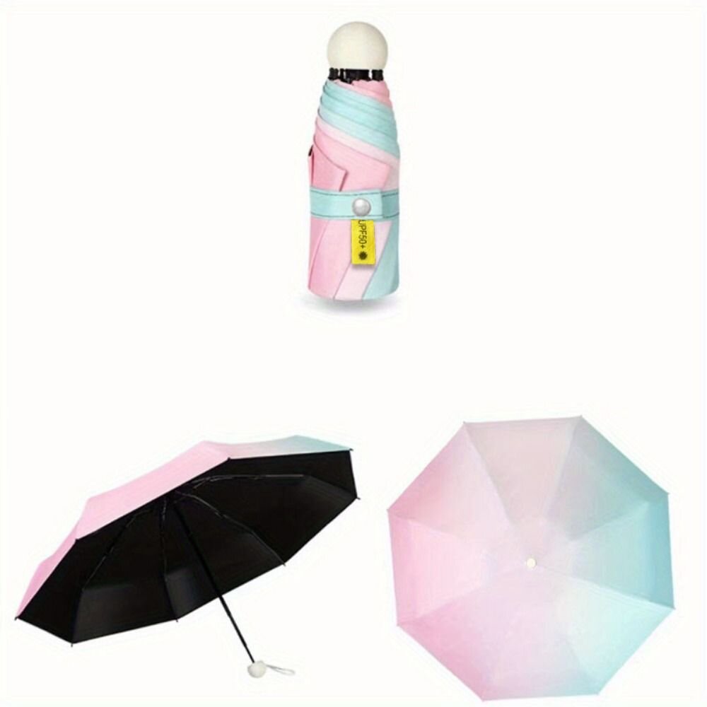 韓劇同款漸層UV晴雨傘 漸層傘 海岸村恰恰恰 UV防曬傘 遮陽傘 折疊傘 晴雨兩用傘 送禮-圖片-9