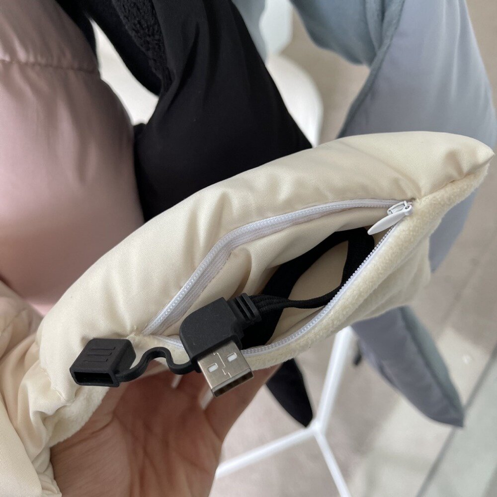 自動發熱圍巾 保暖熱敷圍巾 加熱圍巾 圍脖 發熱圍脖 發熱圍巾 圍巾 禮物 送禮-圖片-4