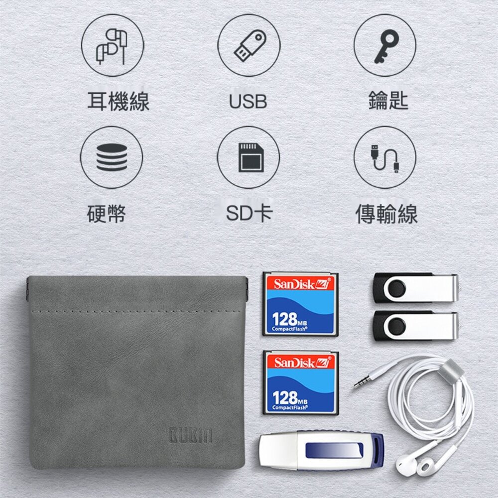 手機配件收納包 耳機收納包 耳機包 USB收納袋 充電線收納袋 耳機收納袋 送禮-圖片-2