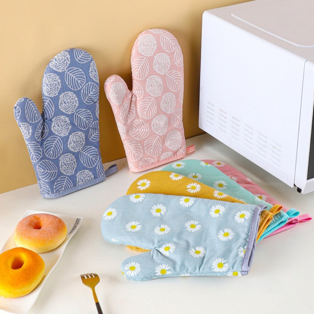 加厚隔熱手套 廚房用品 微波烤箱防燙手套 烘焙手套 氣炸鍋周邊 送禮-圖片-2