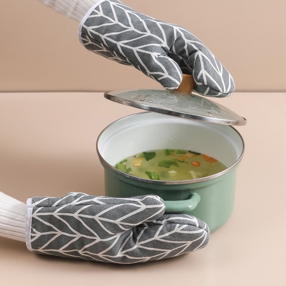 加厚隔熱手套 廚房用品 微波烤箱防燙手套 烘焙手套 氣炸鍋周邊 送禮-圖片-11