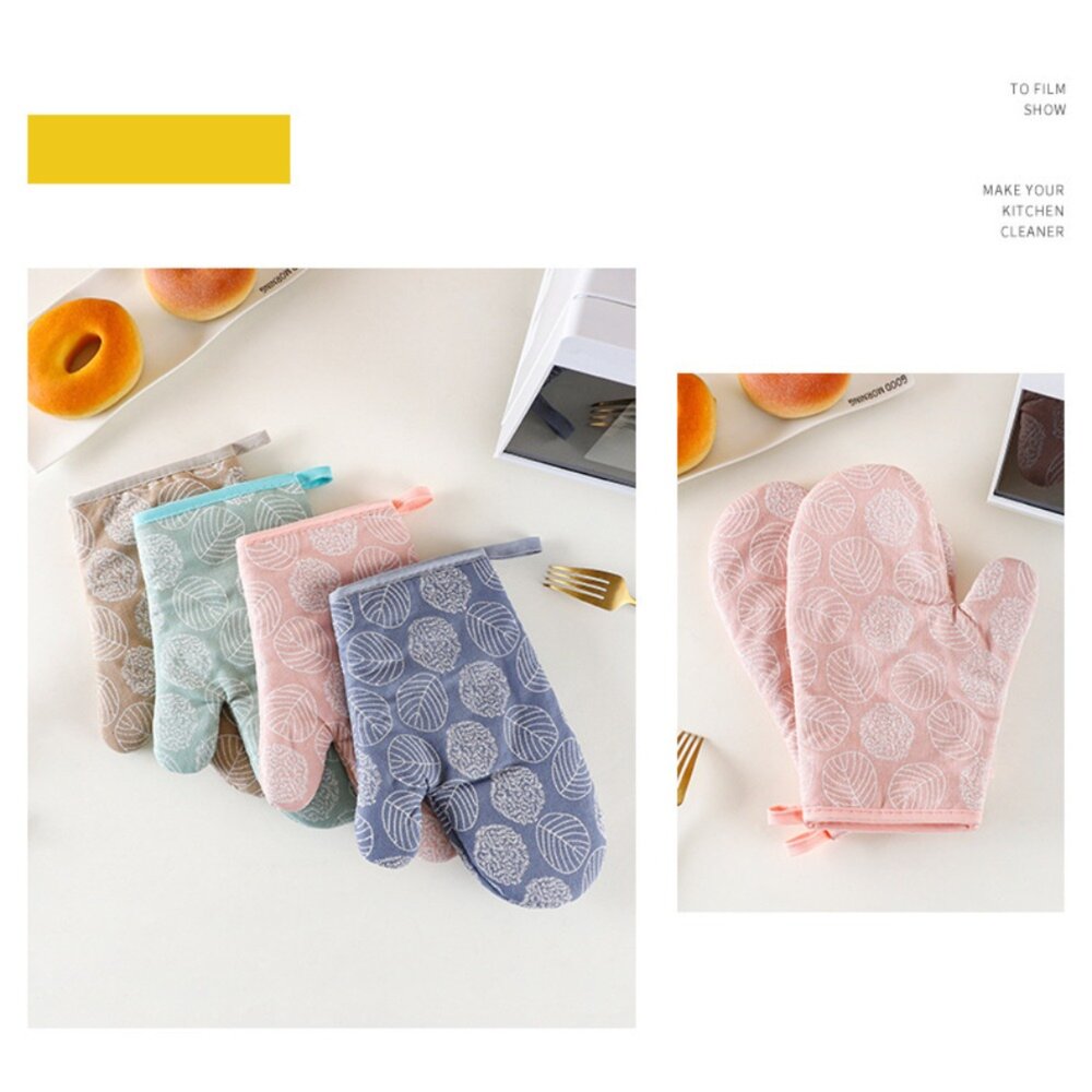 加厚隔熱手套 廚房用品 微波烤箱防燙手套 烘焙手套 氣炸鍋周邊 送禮-圖片-5