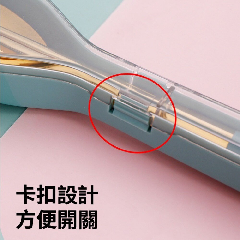 簡約不銹鋼隨身餐具組 創意餐具組 便攜式餐具組 湯匙筷子餐具組 旅行餐具組 禮物 送禮-圖片-5