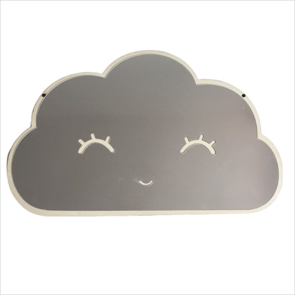 兒童壓克力鏡 北歐風鏡子 家居裝飾 兔子鏡 造型鏡子 雲朵鏡子 木質鏡子 送禮-圖片-1