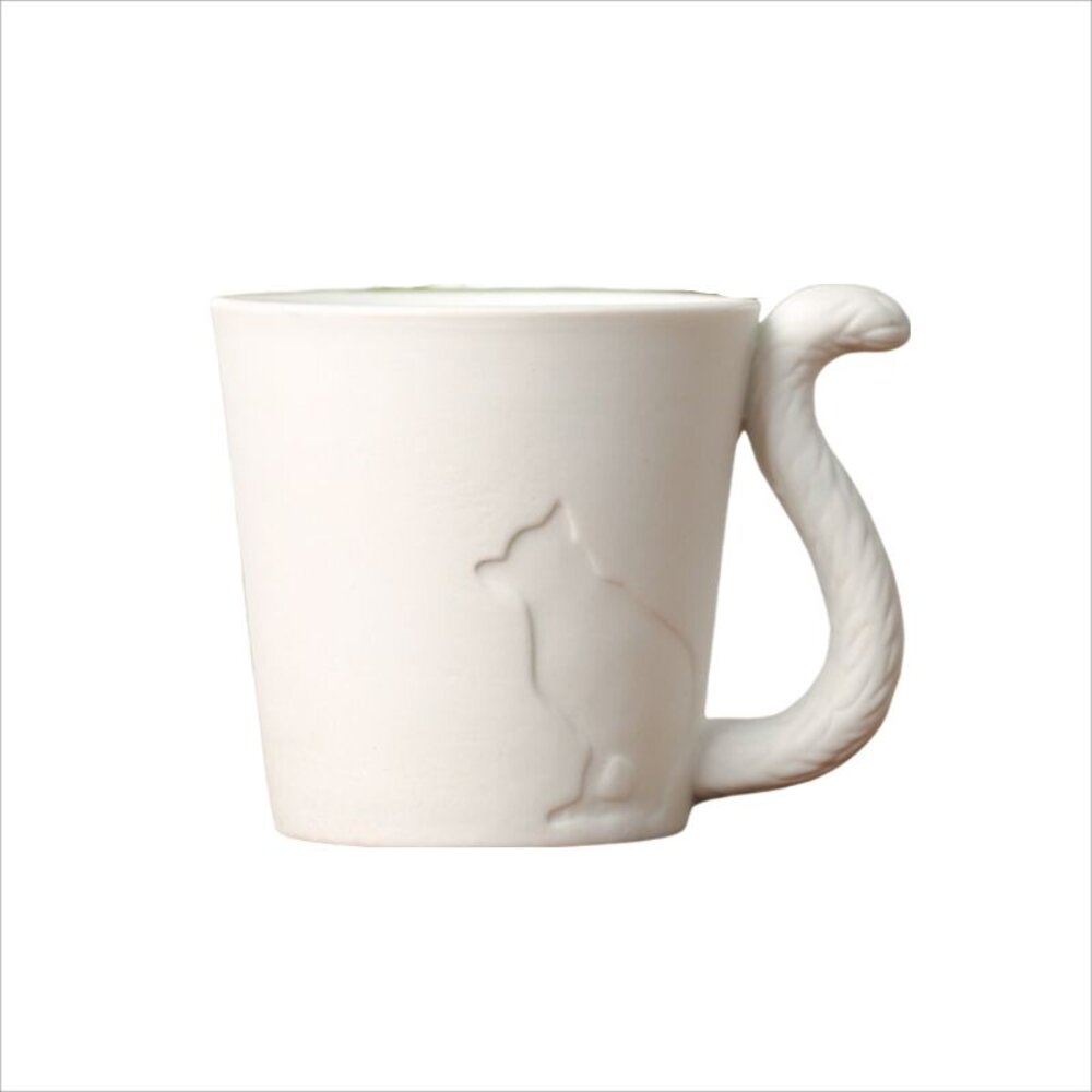 動物浮雕陶瓷馬克杯 咖啡杯 貓咪馬克杯 馬克杯 陶瓷杯 兔子馬克杯 松鼠馬克杯 送禮-圖片-1