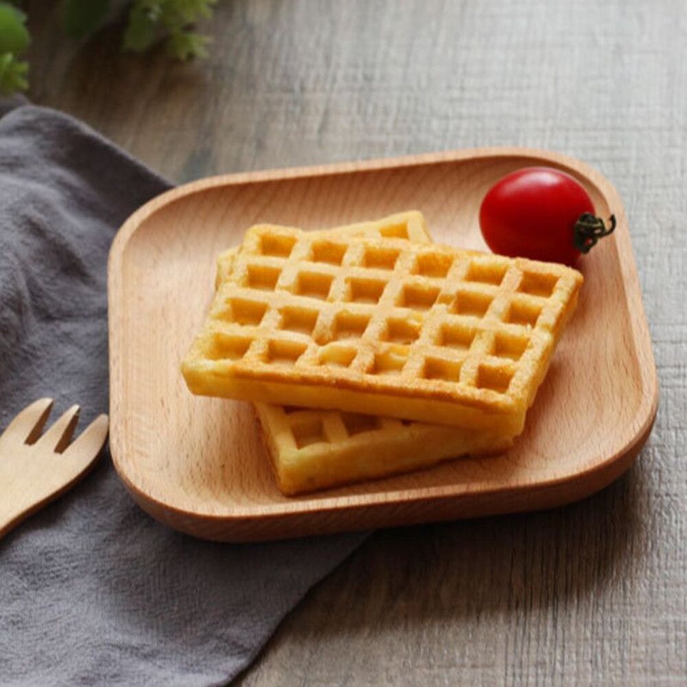 日式木質小餐盤 櫸木餐盤 餐盤 日式木碟 甜點盤 托盤 廚房用品 圓碟 方形托盤 果盤 送禮-圖片-2