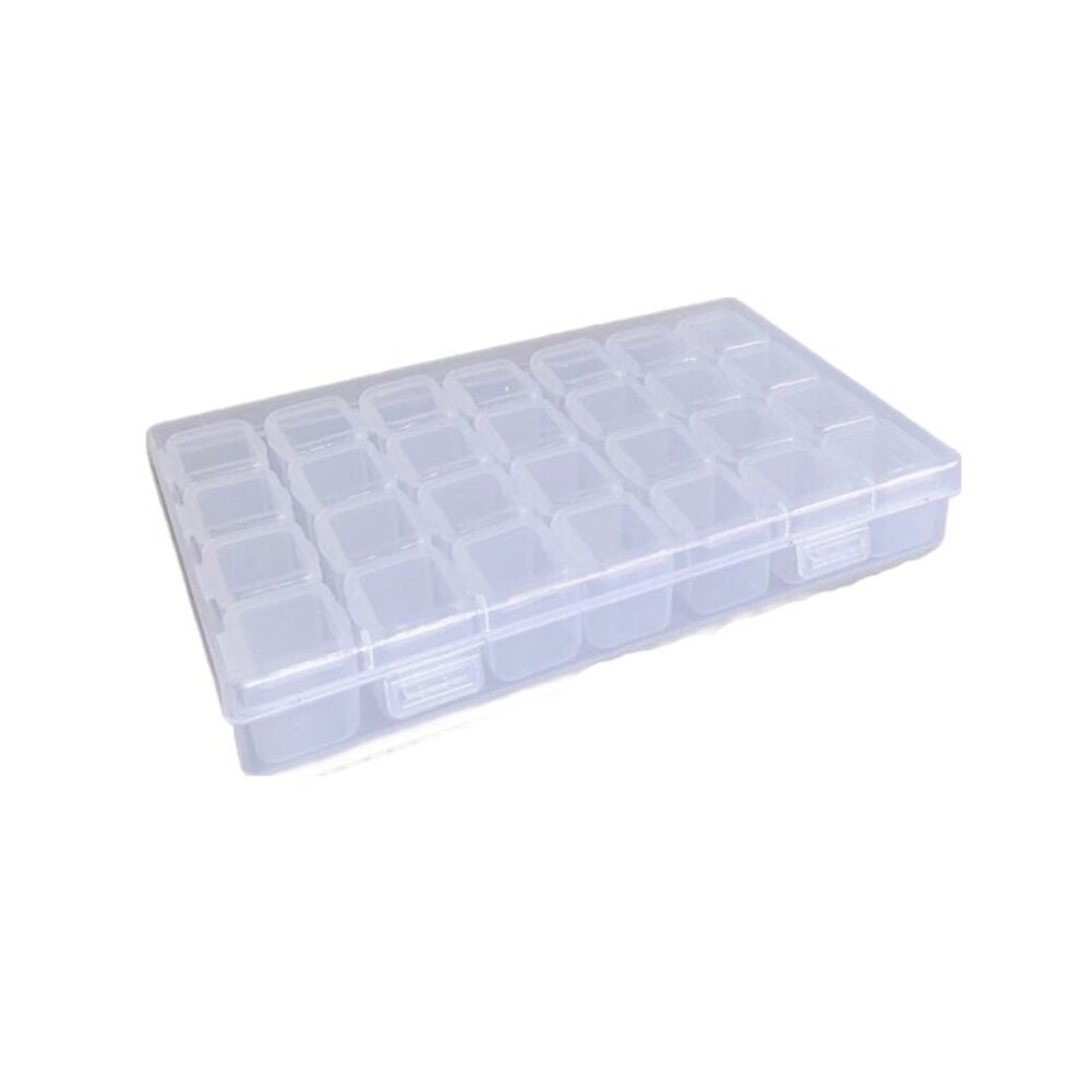 透明多功能收納盒 透明首飾盒 耳釘項鏈耳飾收納盒 耳環整理盒 飾品收納 藥品分類盒 送禮-圖片-1