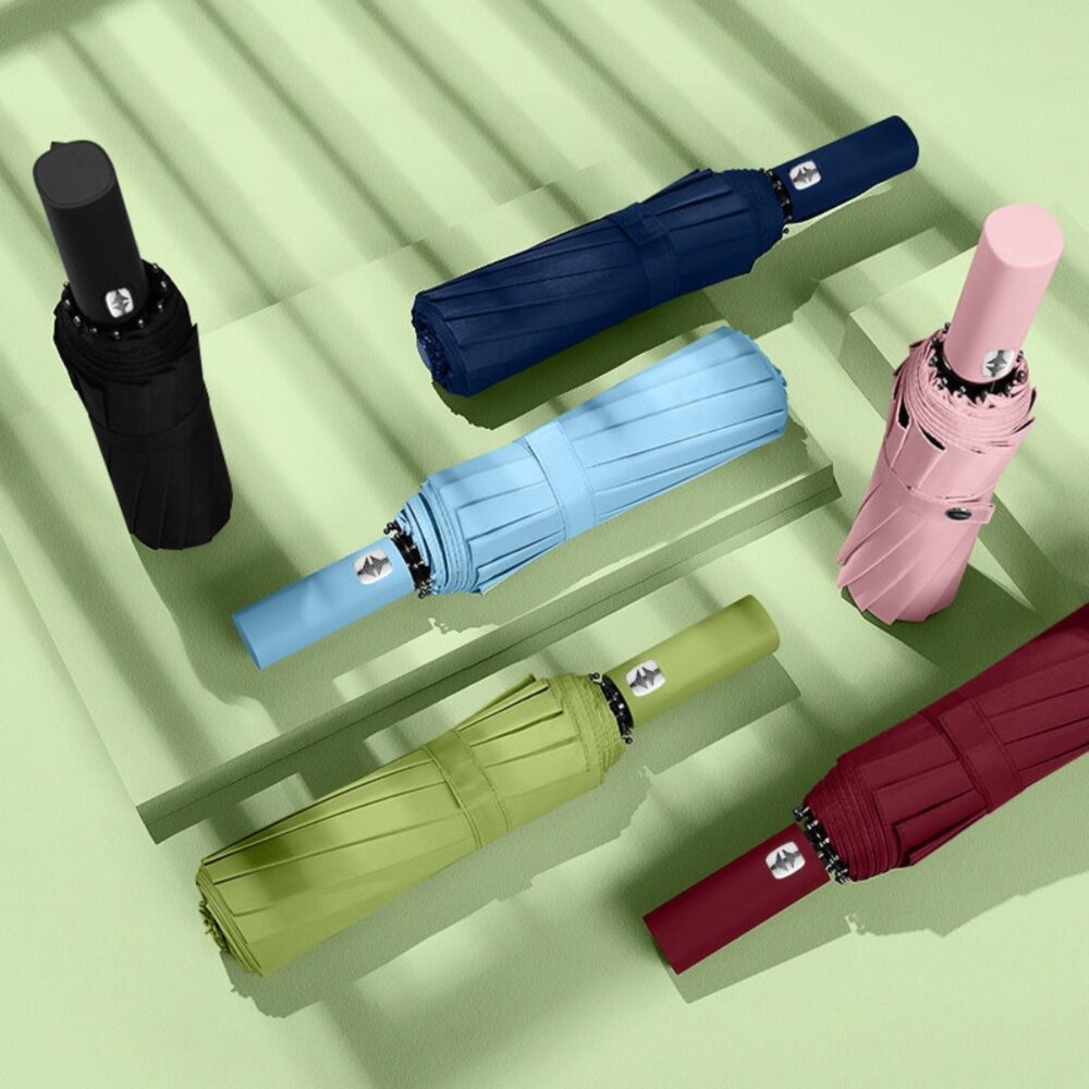 211117-00833-德國款十二骨自動傘 雙龍骨全自動晴雨傘 遮陽傘 超大傘面106cm 晴雨兩用傘 自動傘 一鍵開合 送禮