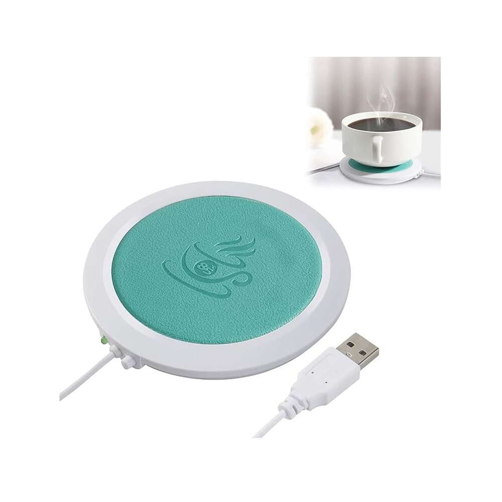 超薄USB保溫杯墊 保溫墊 保暖杯墊 加熱杯墊 超薄恆溫杯墊 禮物 USB充電杯墊 送禮-圖片-1