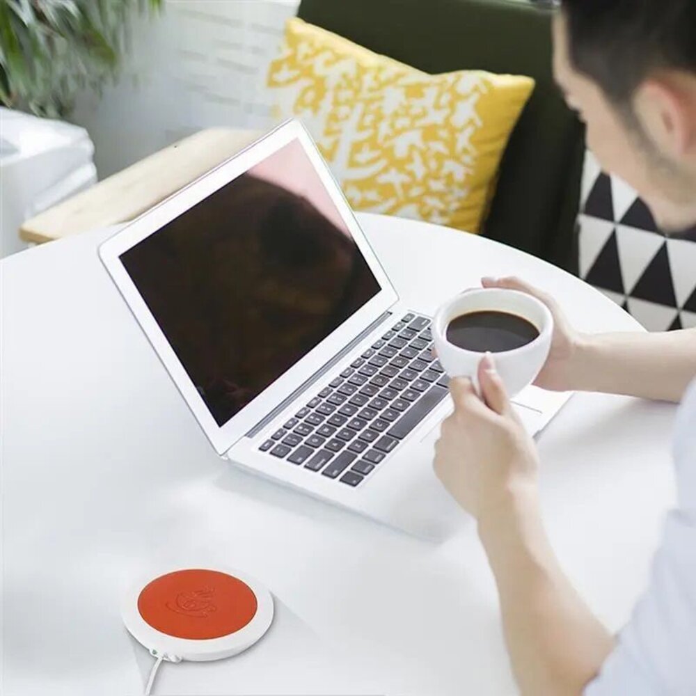 超薄USB保溫杯墊 保溫墊 保暖杯墊 加熱杯墊 超薄恆溫杯墊 禮物 USB充電杯墊 送禮-圖片-6