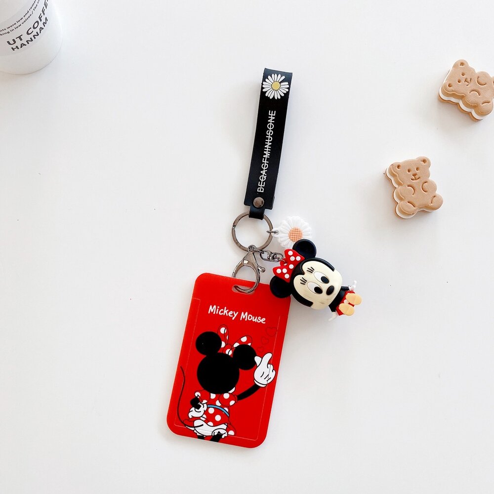 迪士尼造型證件卡套 小熊維尼 米奇 米妮 卡通造型證件套 悠遊卡保護套 送禮-圖片-8