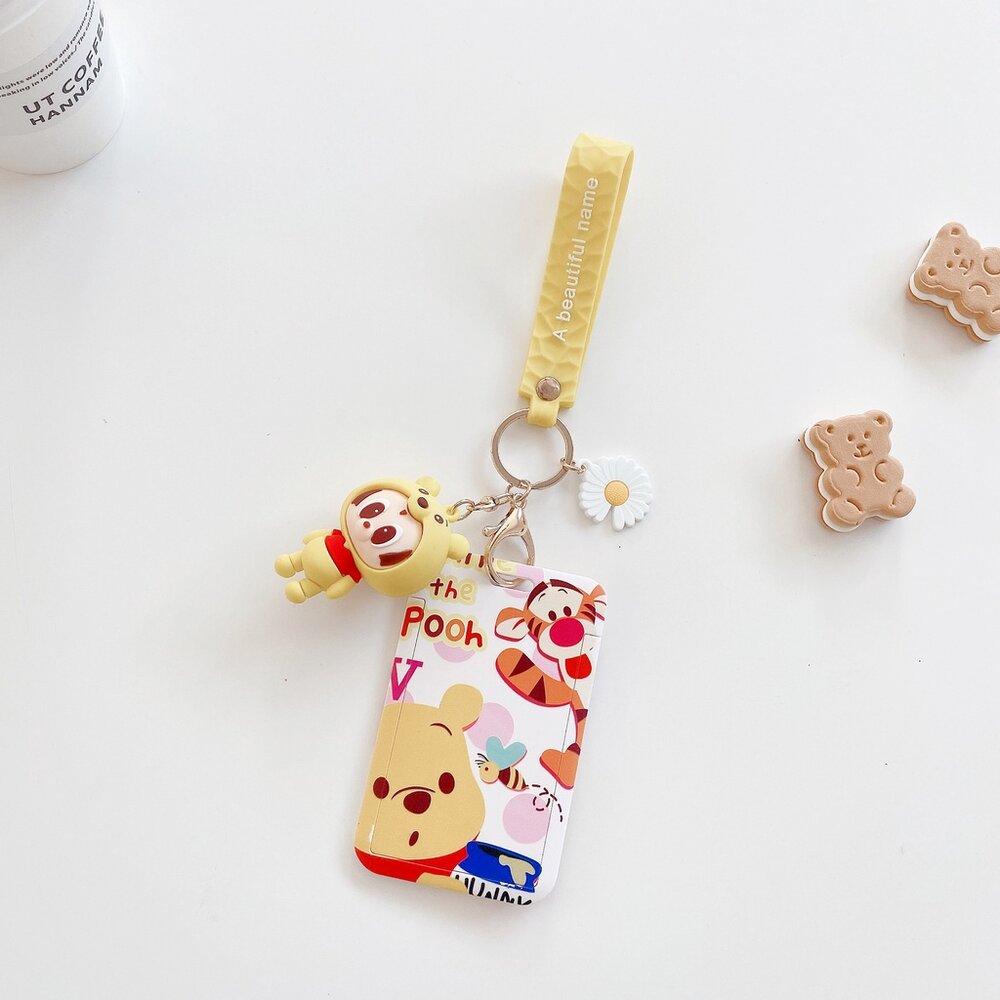 迪士尼造型證件卡套 小熊維尼 米奇 米妮 卡通造型證件套 悠遊卡保護套 送禮-圖片-9