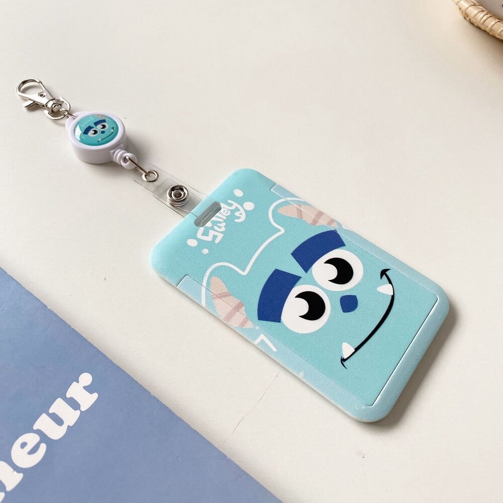 怪獸電力公司證件卡套 小飛象 伸縮易拉扣 學生證 門禁卡 悠遊卡 卡套 員工證 送禮-圖片-6
