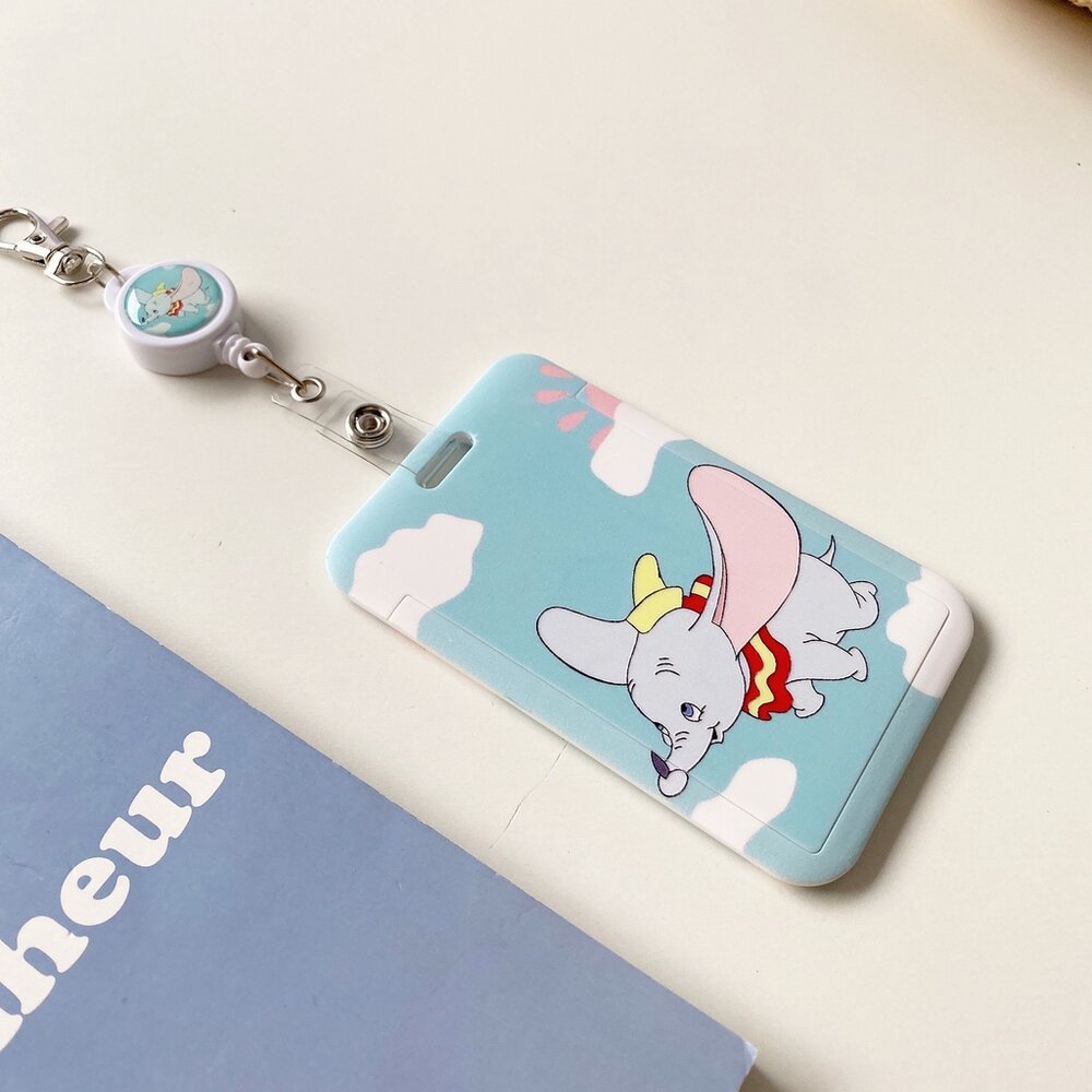 怪獸電力公司證件卡套 小飛象 伸縮易拉扣 學生證 門禁卡 悠遊卡 卡套 員工證 送禮-圖片-8