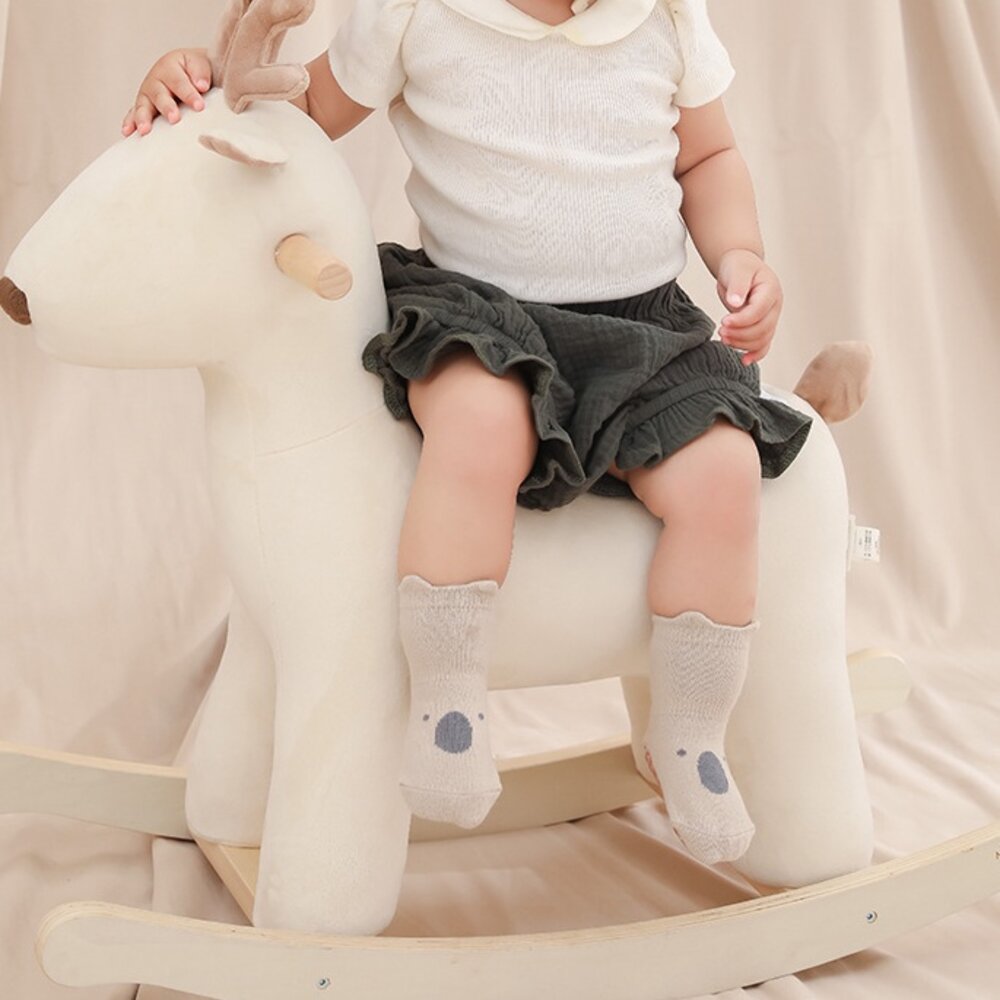 嬰幼兒防滑學步襪 嬰兒襪子 卡通中筒棉襪 棉襪 學步襪 禮物 0-5歲 80~100cm 送禮-圖片-5
