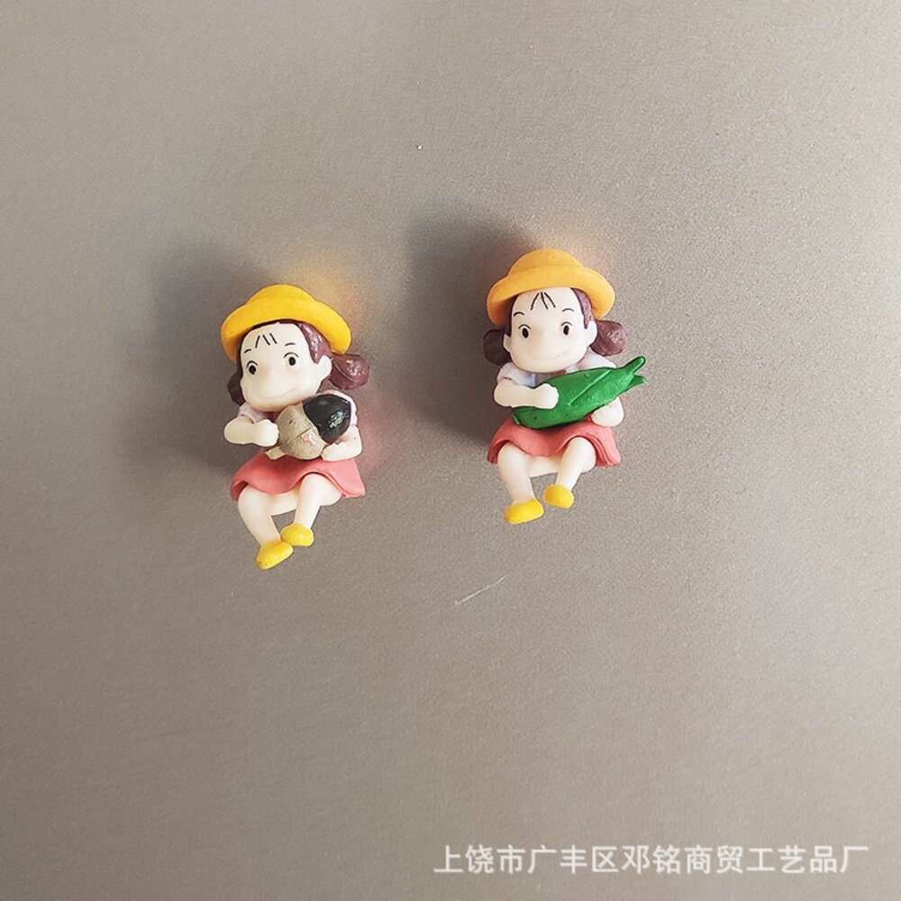 宮崎駿造型冰箱磁鐵 PVC磁鐵 冰箱貼 創意公仔磁鐵 裝飾磁鐵 居家裝飾 送禮-圖片-10
