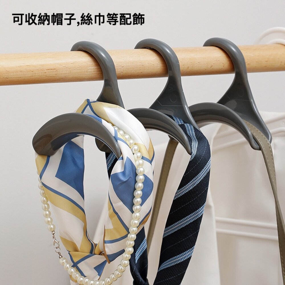 衣櫥多功能掛鉤 包包掛鈎 包包收納 領帶絲巾帽子架 衣櫃掛架 架用掛勾 送禮-圖片-4