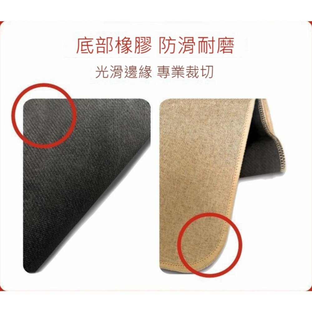 亞麻橡膠廚房吸水地墊 北歐風格 吸水脚踏墊 防滑地墊 廚房墊防油地毯 居家好物 時尚家飾 禮物 送禮-圖片-2