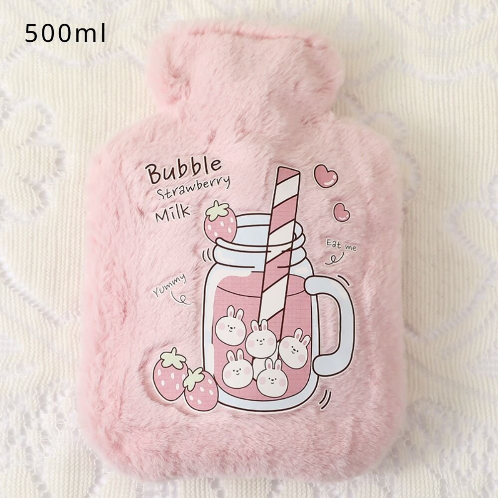 絨毛造型熱水袋 可愛造型熱水袋 日韓熱水袋 雲朵造型熱水袋 暖水袋500ml 送禮-圖片-4