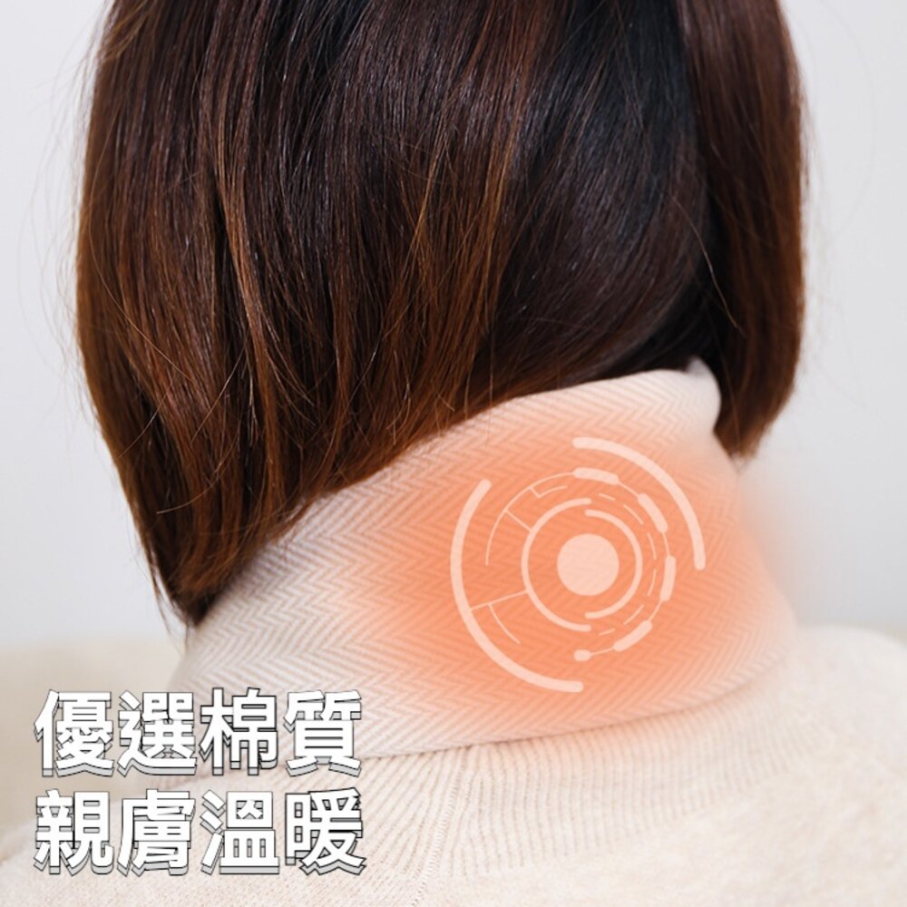 石墨烯發熱圍巾 USB充電 三段溫控 送禮-圖片-3