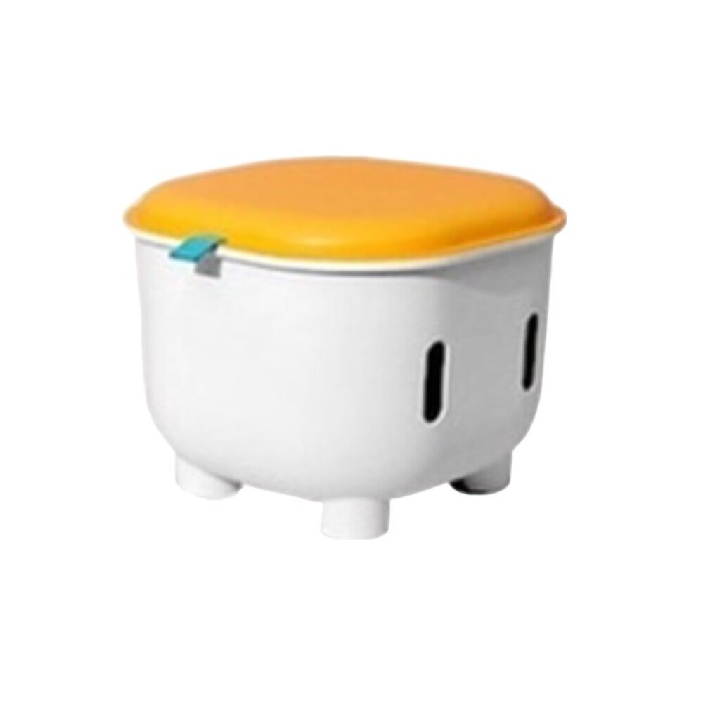 兒童儲物收納凳 收納凳 雙拼色多功能收納凳 寶寶玩具收納凳 送禮-圖片-1