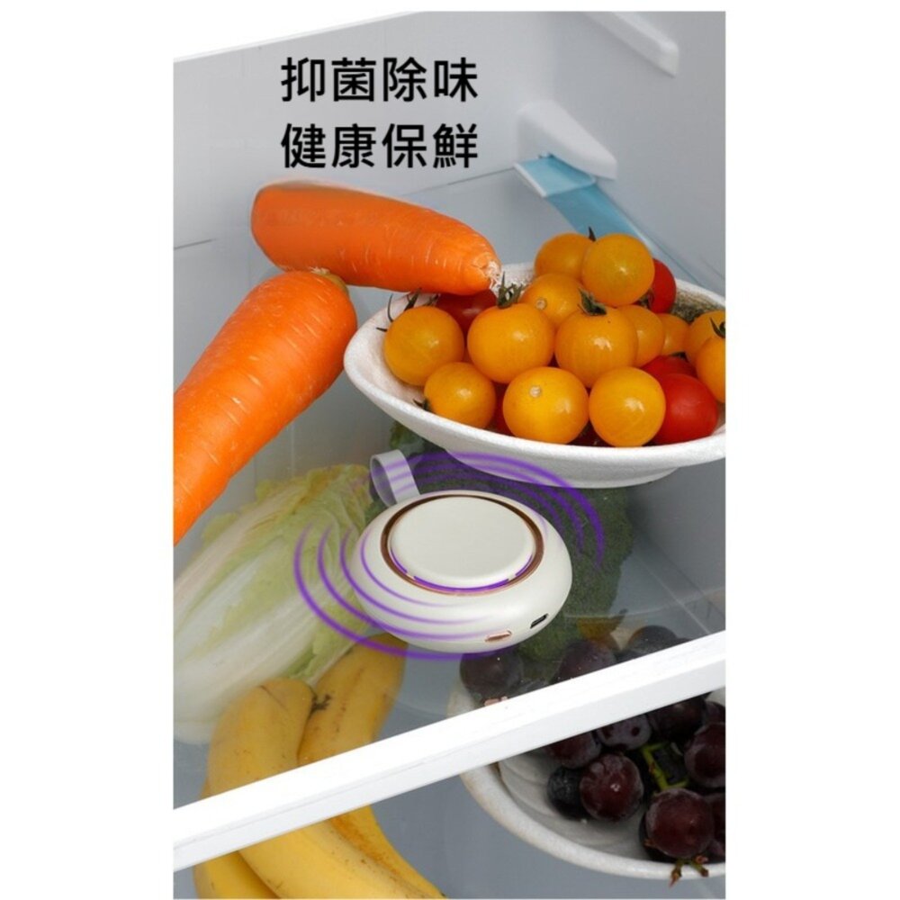 冰箱除味臭氧紫外線殺菌器 冰箱除臭器 車用空氣淨化器 除菌器 消毒器 殺菌消毒 家用電器 送禮-圖片-1