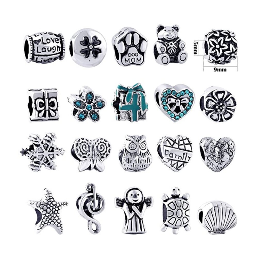 兒童DIY串珠手鍊組 手鏈製作工具包 兒童串珠飾品 女孩 女童 生日禮物 送禮-圖片-4