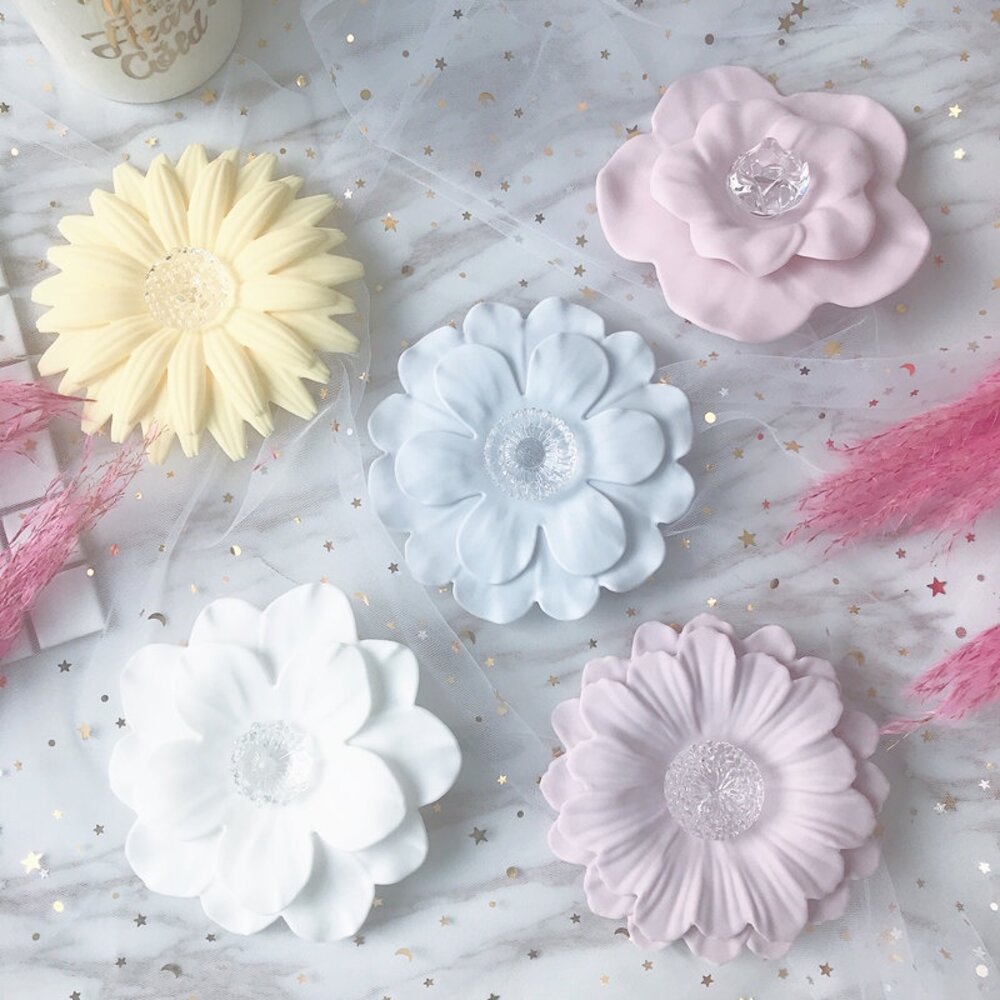 日式花瓣造型杯蓋 花朵造型杯蓋 日本秋冬新款 雛菊 櫻花 山茶花 蓮花 送禮-圖片-3