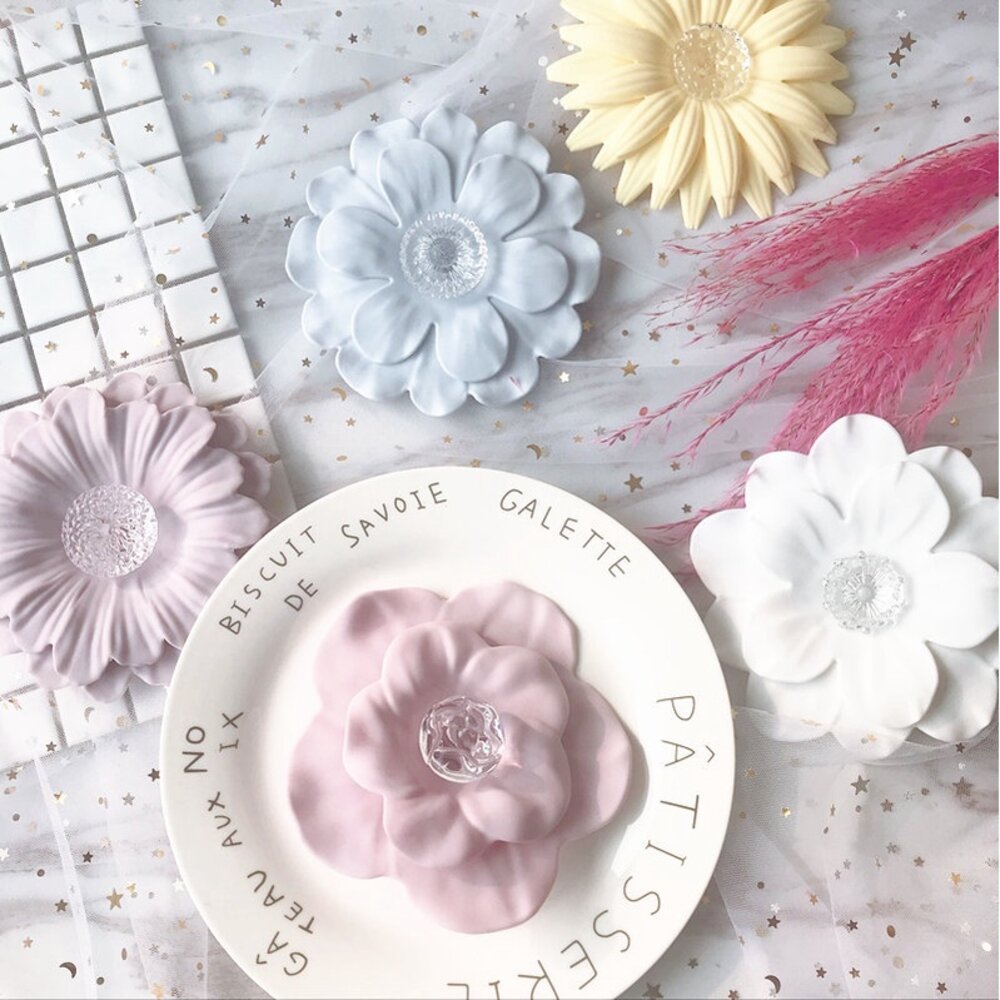 220407-00001-日式花瓣造型杯蓋 花朵造型杯蓋 日本秋冬新款 雛菊 櫻花 山茶花 蓮花 送禮