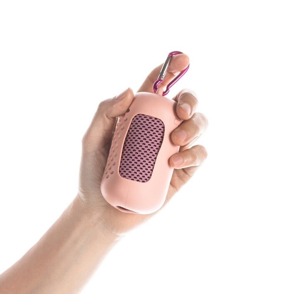 夏季冰絲涼感運動毛巾 30*90cm膠囊裝 抗UV 涼感速乾 瞬間降温 30*100瓶裝 送禮-圖片-11