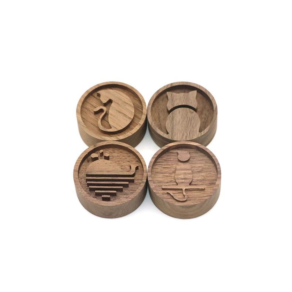 造型精油擴香木 黑胡桃木 家用木質擺件 隨身擴香器 貓咪造型 送禮-圖片-8